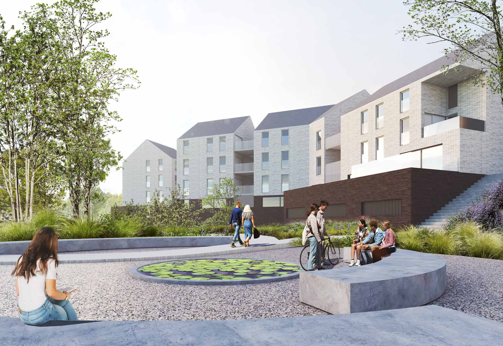 37 appartements en plein centre de Binche - SN Concept